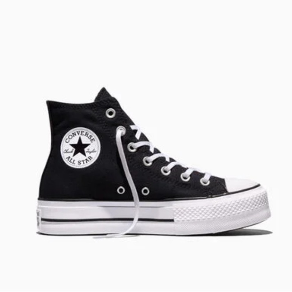 Converse Chuck Taylor All Star Lift Platform High Top Sneakers Black/White